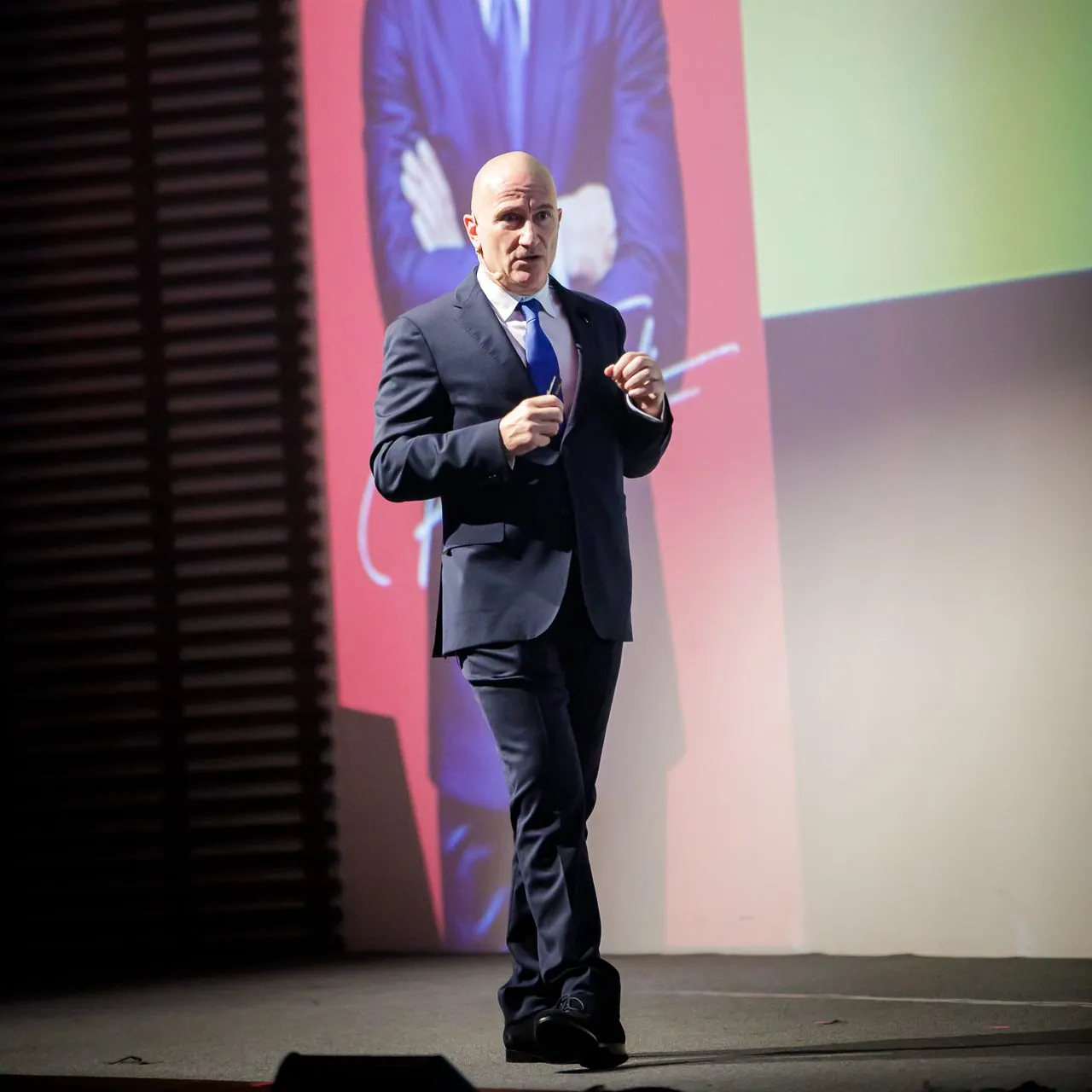 Riccardo Fagioli sul palco di Codice Iknosys